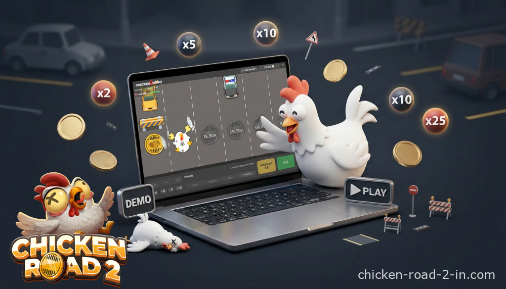 Chicken Road 2 का मुफ़्त डेमो वर्ज़न आपको बिना किसी जोखिम के गेम के सभी फ़ीचर्स आज़माने का मौका देता है।