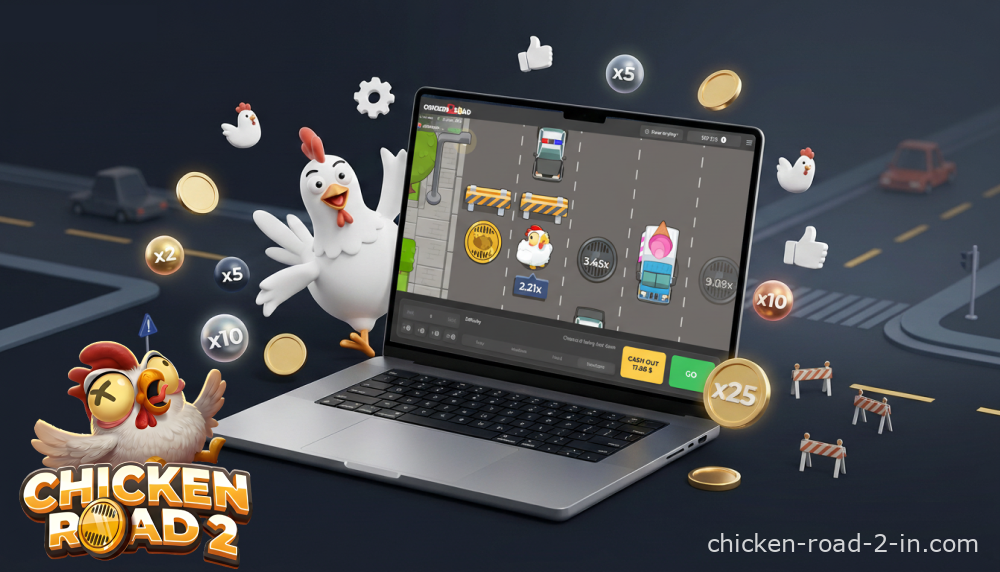 Chicken Road 2 छोटे और तेज़ गति वाले राउंड के साथ बड़ी जीत हासिल करने का मौका देता है।