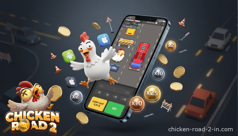 Chicken Road 2 का मोबाइल वर्ज़न Android और iOS पर ब्राउज़र में चलता है।