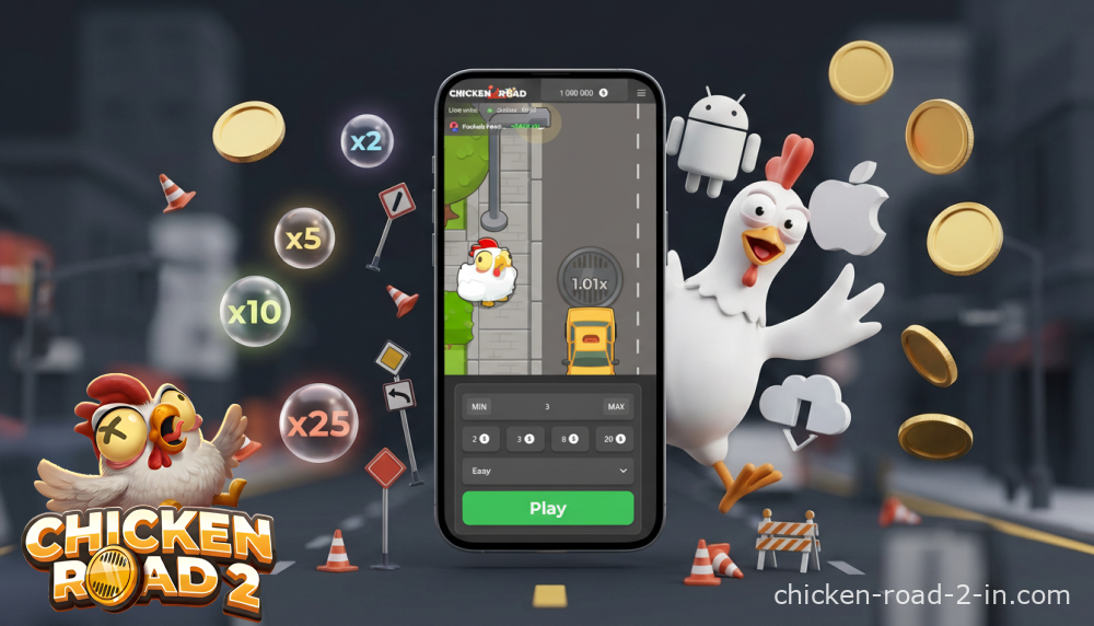 भारत में Android और iOS के लिए Chicken Road 2 मोबाइल ऐप डाउनलोड करें