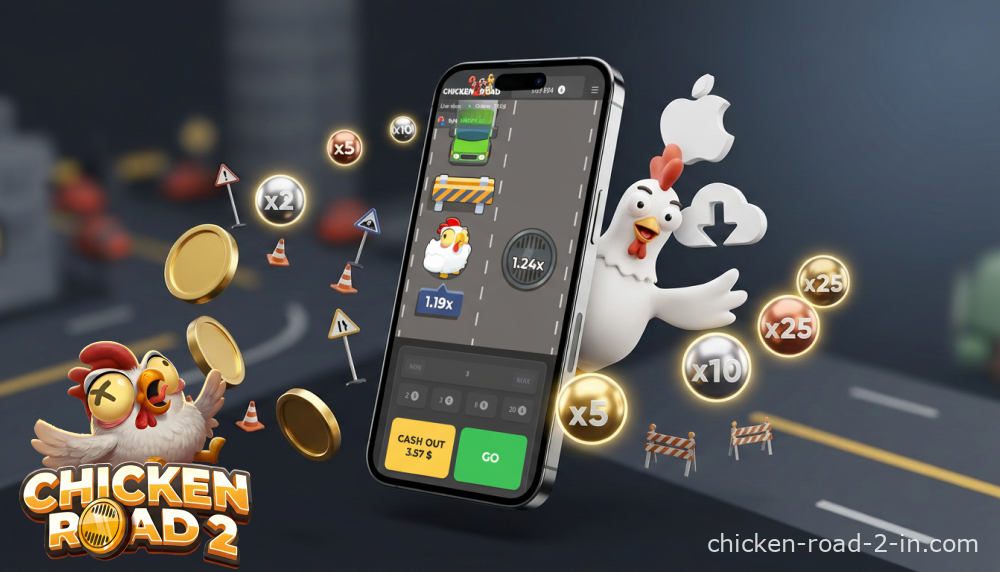 iOS के लिए Chicken Road 2 डाउनलोड करने के लिए निर्देशों का पालन करें।